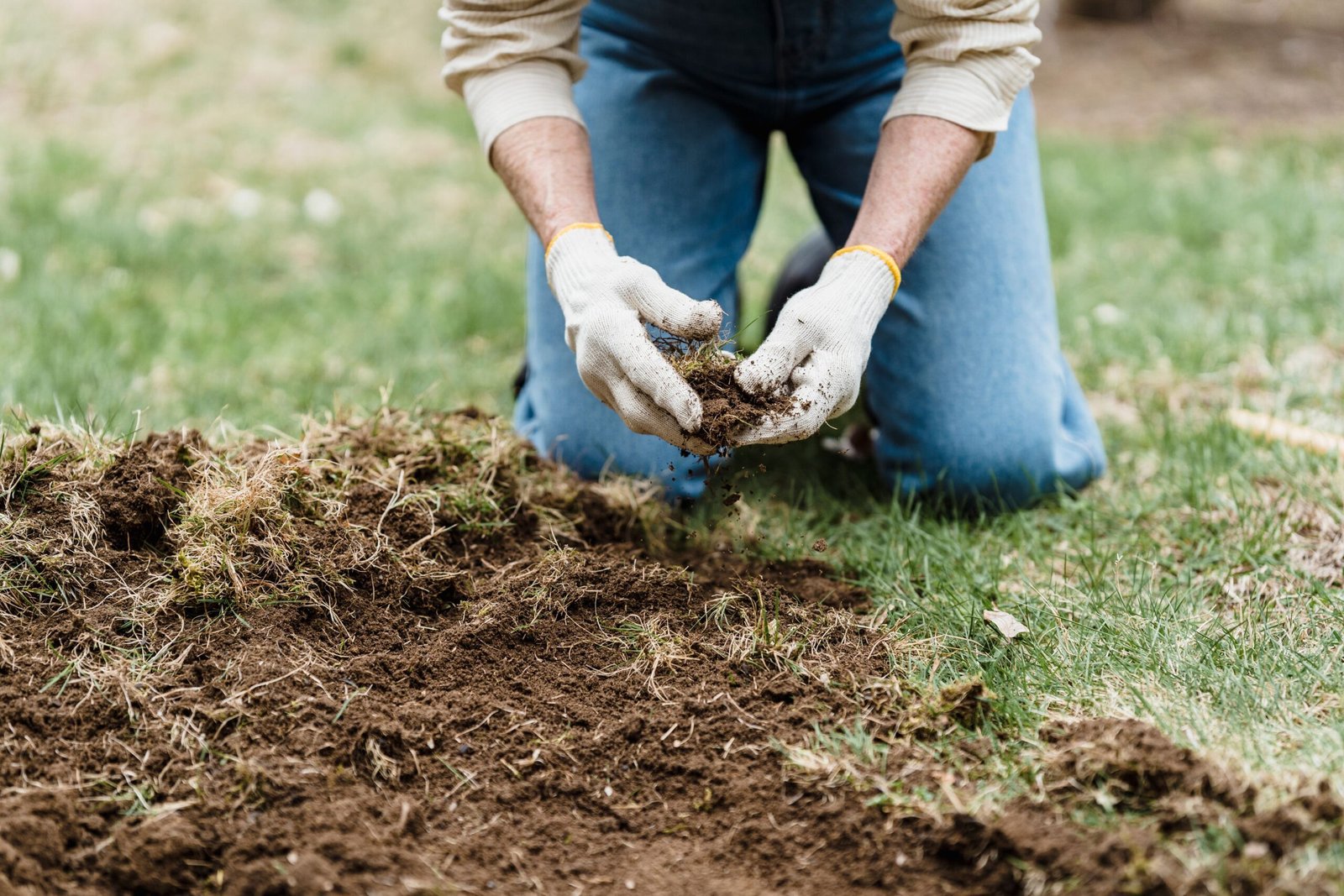 Soil testing tools used by structural engineers near a home foundation